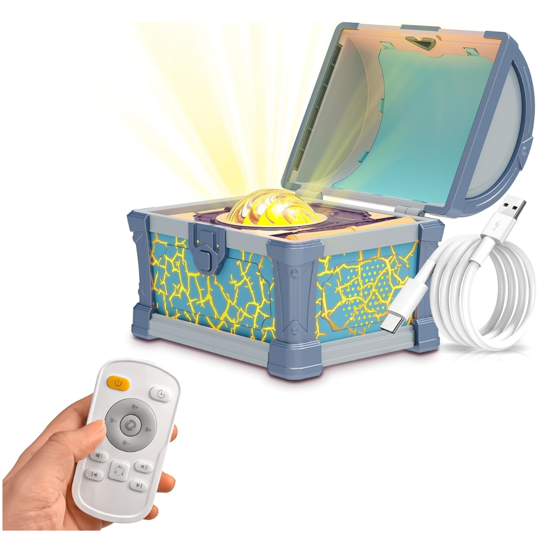Cofre Proyector con luces de Galaxia