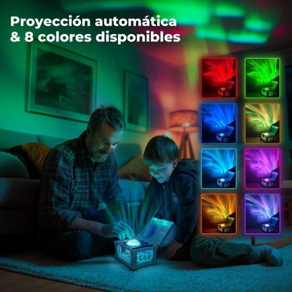 Cofre Proyector con luces de Galaxia